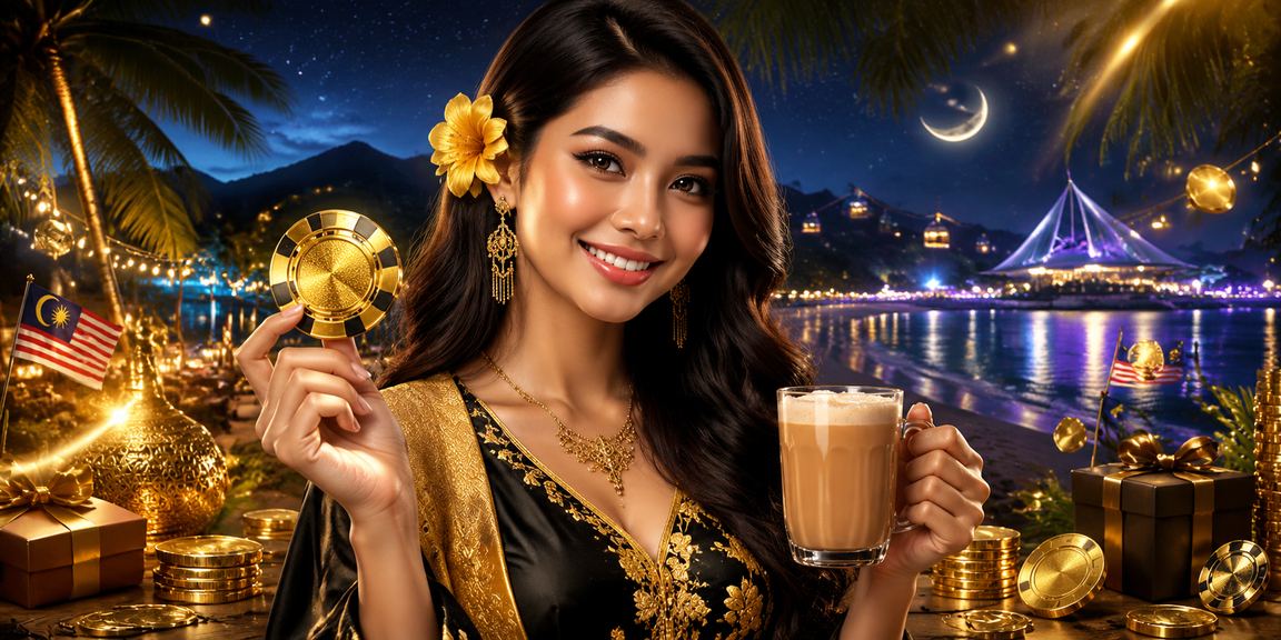 Skrin proses deposit 12play dengan latar Langkawi yang tenang